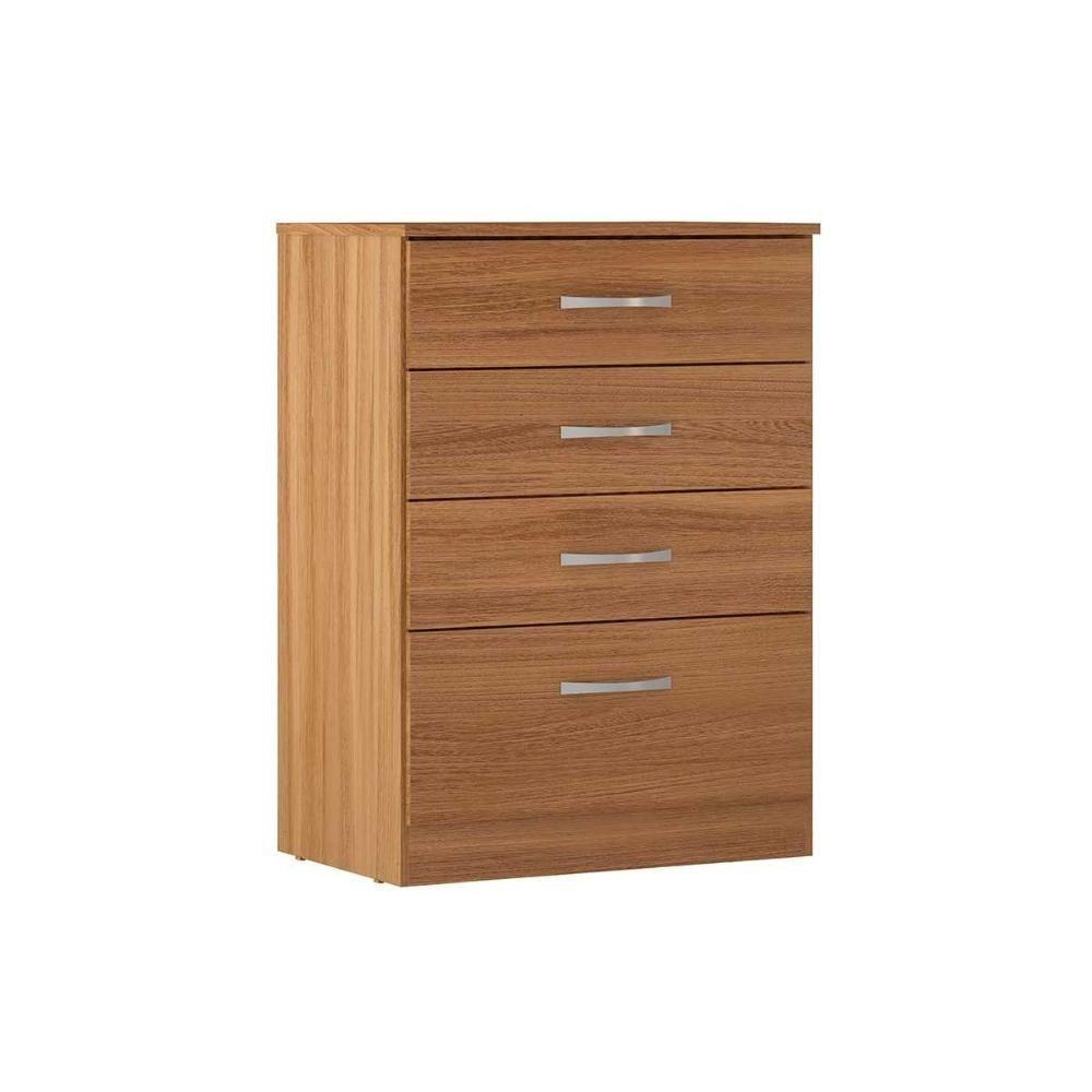 Cômoda de Quarto Astral c/ 4 Gavetas Amêndola Touch - Demóbile - 2