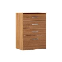 Cômoda de Quarto Astral c/ 4 Gavetas Amêndola Touch - Demóbile - 2