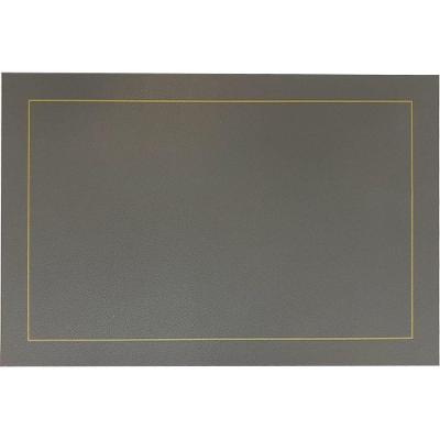 Jogo 10 Americano Classic Pu 45x30cm Chumbo