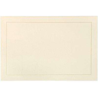 Jogo 10 Americano Classic Pu 45x30cm Palha
