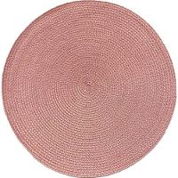 Kit 8 Americano Requinte Liso Para Mesa Redondo 38cm Rosê - 1