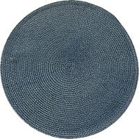 Kit 6 Americano Requinte Liso Para Mesa Redondo 38cm Navy - 1