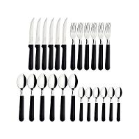 Faqueiro Tulum Com Lâminas Em Inox E Cabos De Polipropileno Preto 24pçs - Tramontina - 2