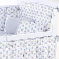 Jogo De Fronhas Para Berço 100% Algodão Cinza - 1