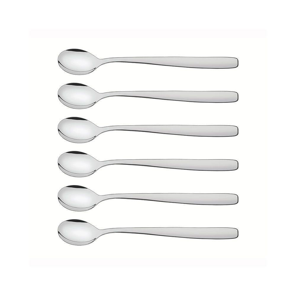 Jogo De Colheres Para Latte Amazonas Em Aço Inox 6pçs - Tramontina - 1