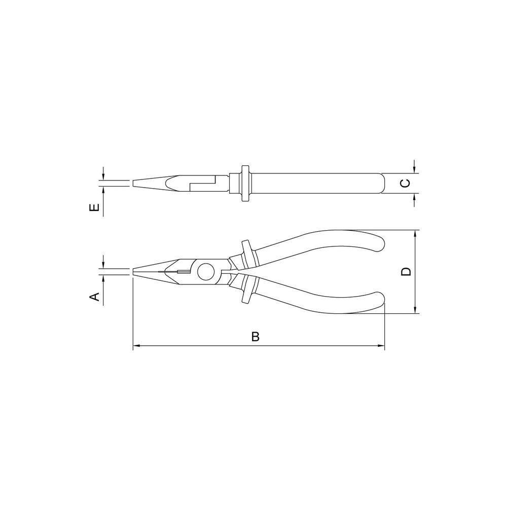 Alicate Meia Cana Isolado 1.000v Pro 6" Pro - Tramontina - 4