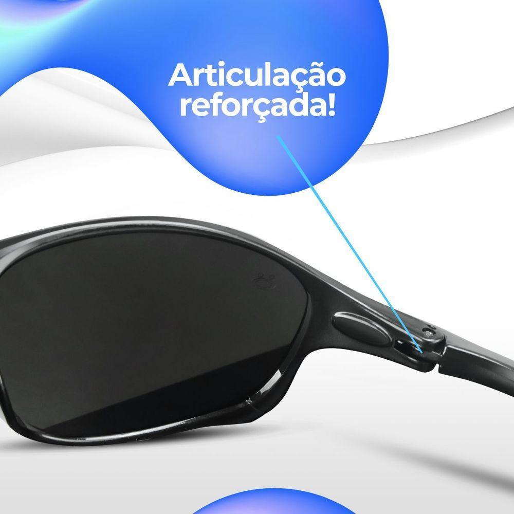 Oculos Sol Juliet Lupa Mandrake Masculino Proteção Uv + Case - 3
