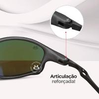 Oculos Sol Mandrake Proteção Uv Lupa Metal Juliet +case - 6