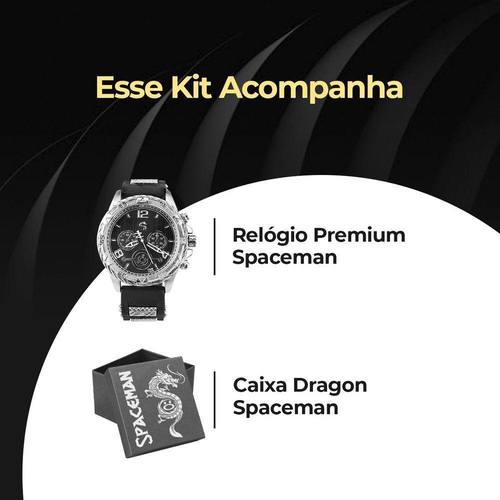 Relogio Masculino Aço Inox Prata Grande Original + Caixa - 5