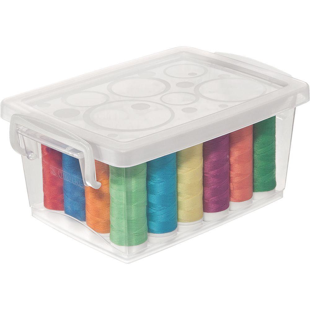 Mini Organizador Com Alça E Trava Bel Cristal 650ml - Ordene - 2