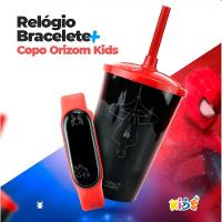 Relogio Infantil Prova Dagua Digital + Boné Aranha Criança - 5