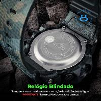 Relogio Prova Dagua Digital Infantil Camuflado Silicone Data - 3