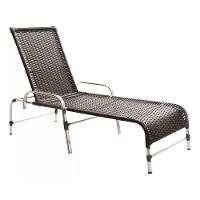 3 Espreguiçadeiras E Mesa Para Piscina, área, Varanda Trama Preto - 3