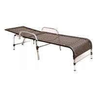 3 Espreguiçadeiras E Mesa Para Piscina, área, Varanda Trama Preto - 5