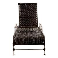 3 Espreguiçadeiras E Mesa Para Piscina, área, Varanda Trama Preto - 6