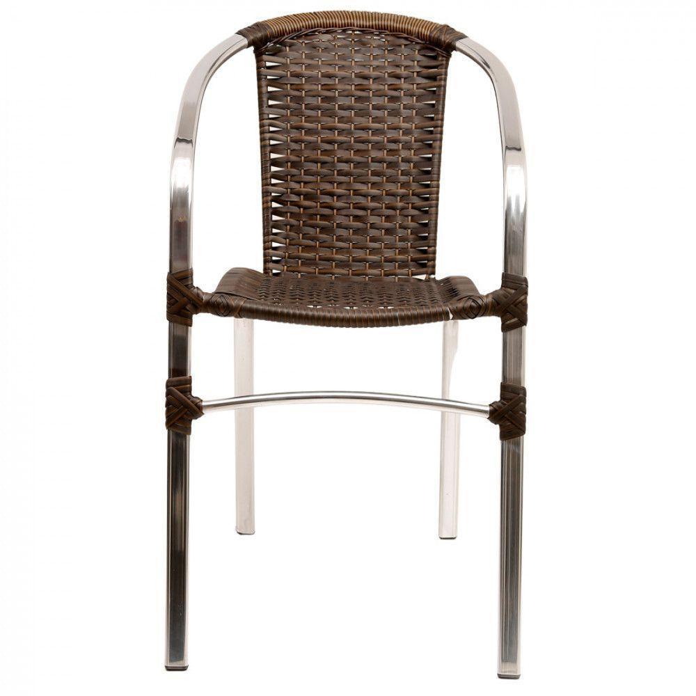 4 Cadeiras E Mesa Com 2 Espreguiçadeiras Bona E Mesa Alumíni Pedra Ferro - 4