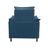 Poltrona De Amamentação Com Puff Isabella Bellamado Cor:azul Marinho - 3