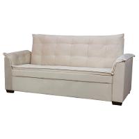 Sofá 3 Lugares Confortável 2 Metros Havana Bellamado Cor:bege - 1