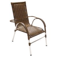 Conjunto De 4 Cadeiras E Mesa De Centro área Trama Original Preto - 2