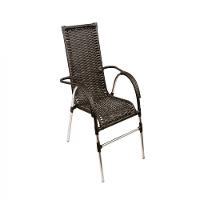 Jogo 4 Cadeiras E Mesa Para área E Jardim Trama Original Preto - 4