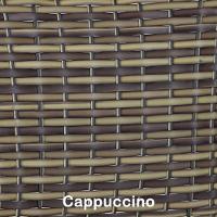 Jogo 4 Cadeiras E Mesa Para área E Jardim Trama Original Capuccino - 3