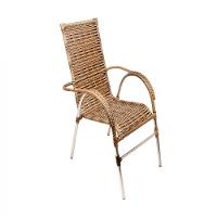 Jogo 4 Cadeiras E Mesa Para área E Jardim Trama Original Capuccino - 4