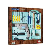 Kit De Ferramentas Com Furadeira De Impacto 1-2pol 500w 100pçs 110v - Tramontina - 1