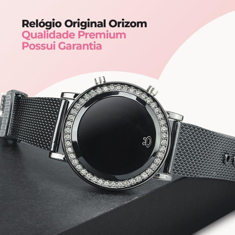 Relogio Feminino Silicone Led Digital Aço Inoxidavel Ajustavel Qualidade Premium Moda Casual Social - 3