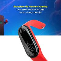 Bracelete Relogio Digital Prova Dagua Homem Aranha Infantil Adolescente  Presente Menino