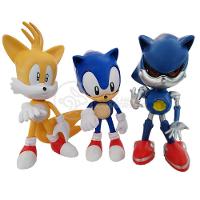 Kit 3 Bonecos Metal, Tails, Sonic 16Cm Videogame 2 - 2