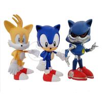 Kit 3 Bonecos Metal, Tails, Sonic 16Cm Videogame 7 - 1