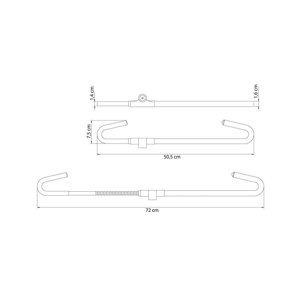 Trava Antifurto Para Volante Com Chave - Tramontina - 3