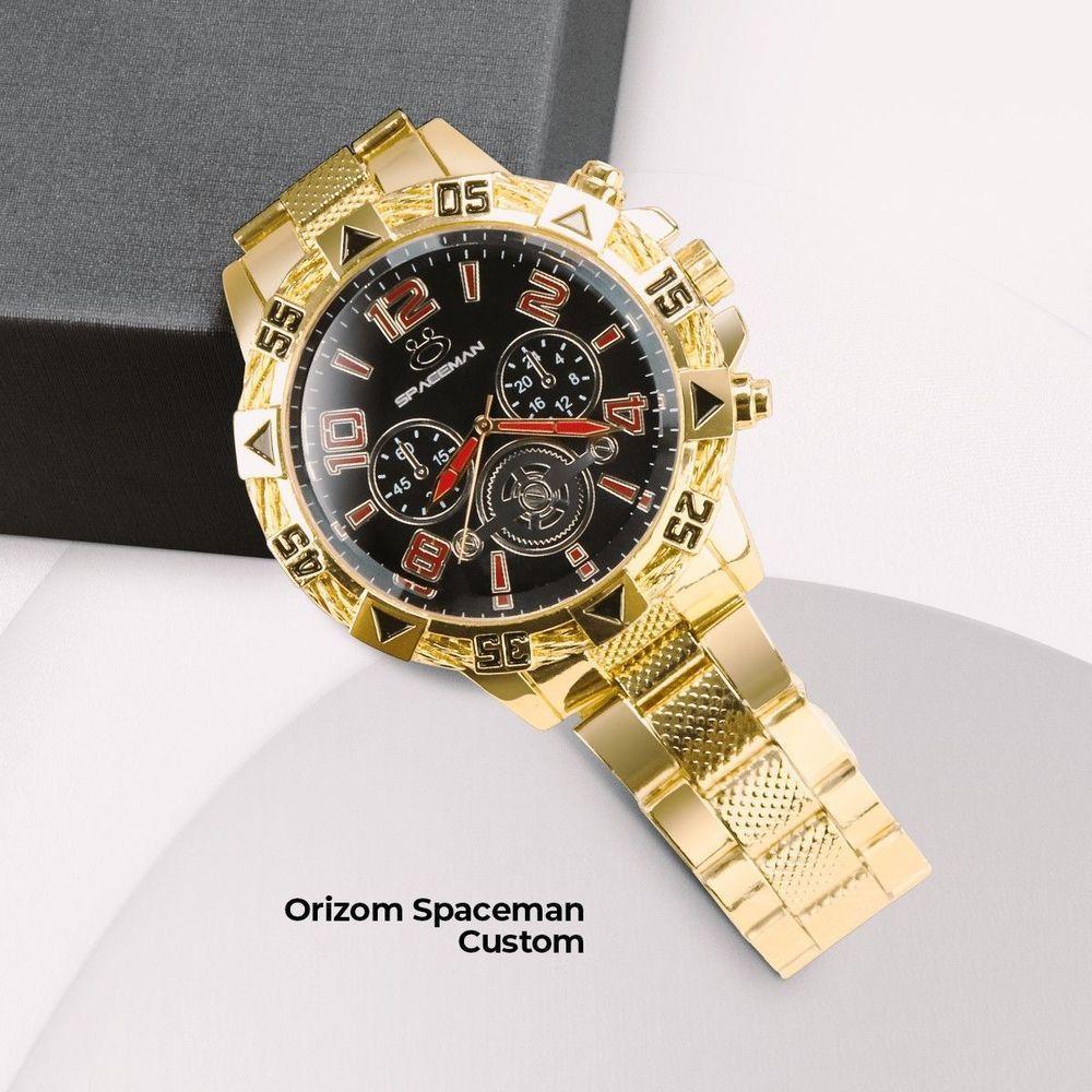 Relogio Masculino Banhado Aço Inoxidavel Pulseira Jesus Pesado Social Religioso Qualidade Premium - 3