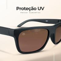 Oculos Masculino Marrom + Proteção Uv + Verão Armação Marrom Casual Social Qualidade Premium