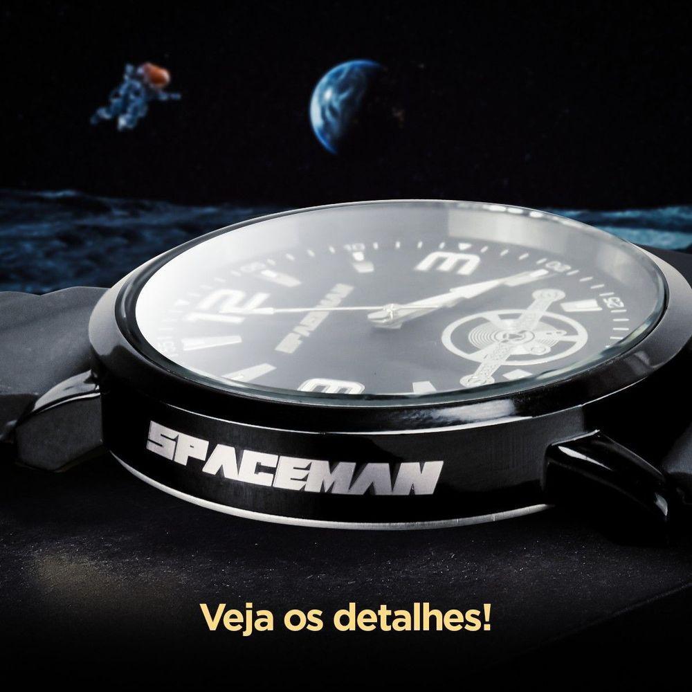 Relogio Masculino Aço Inox + Caixa Pingente Cruz Social Silicone Ajustavel Casual Cordao Relogio - 9