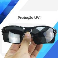 Caixa + Relogio Prova Dagua Preto + Oculos Proteção Uv Preto Presente  Alarme Ajustavel Data - 5