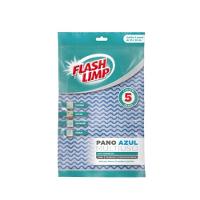 Pano Multiuso Azul 5 Pçs - Flashlimp - 2