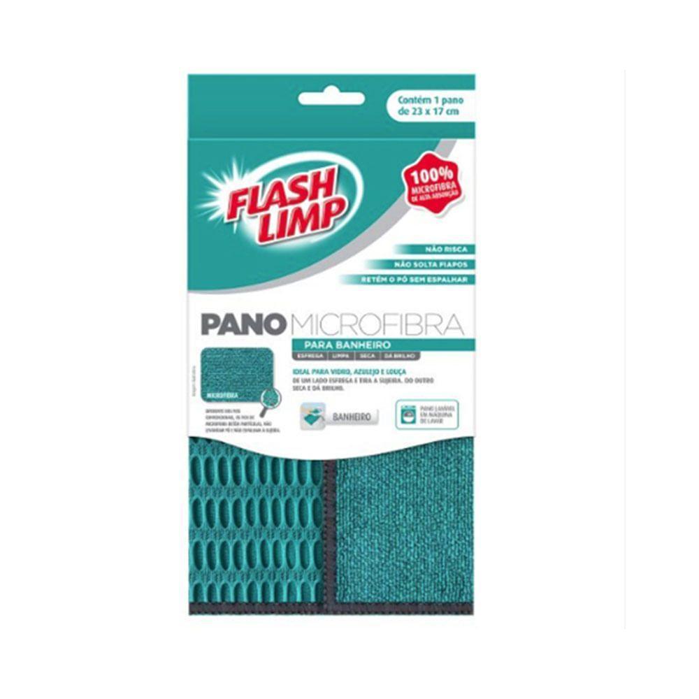 Pano De Microfibra Para Banheiro - Flashlimp - 1