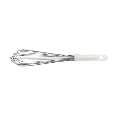 Batedor Manual Profissional Em Inox Com Cabo Em Polipropileno Branco 40cm - Tramontina
