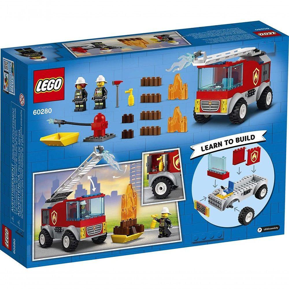 Lego City Caminhão Dos Bombeiros Com Escada - 60280 - 5