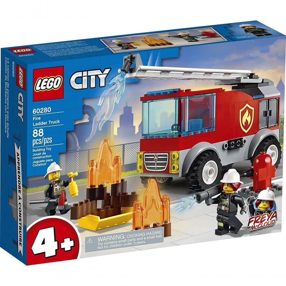 Lego City Caminhão Dos Bombeiros Com Escada - 60280 - 6