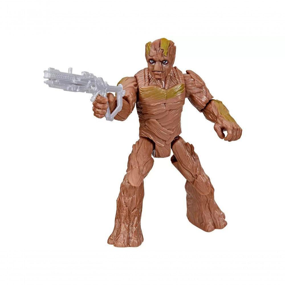 Boneco Marvel Guardiões Da Galáxia Vol.3 Groot 10cm - Hasbro F6666 - 4