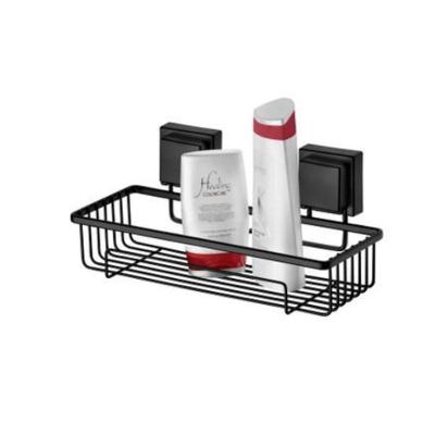 Suporte Para Shampoo Com Ventosas - Preto Fosco
