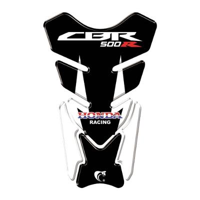 Protetor De Tanque Adesivo Resinado Moto Honda Cbr 500 Cor Preto