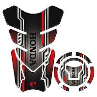 Kit Protetor Tanque Adesivo Moto Honda Acima 2018 Vermelho Cor Vermelho - 1