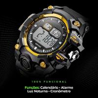 Relogio Digital Prova Dagua Ajustavel Silicone Grande - 2