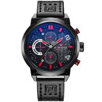 Relógio Esportivo Masculino Movimento De Quartzo à Prova D\' água Vermelho - 1