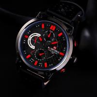 Relógio Esportivo Masculino Movimento De Quartzo à Prova D\' água Vermelho - 5