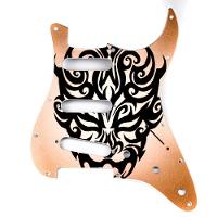 Escudo Guitarra Am Strat Sss Máscara Tribal Spirit 100-mt [f035] - 1