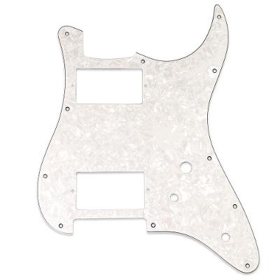Escudo Guitarra Strat Hh Branco Perolado 3p Spirit 231-wp [f035]